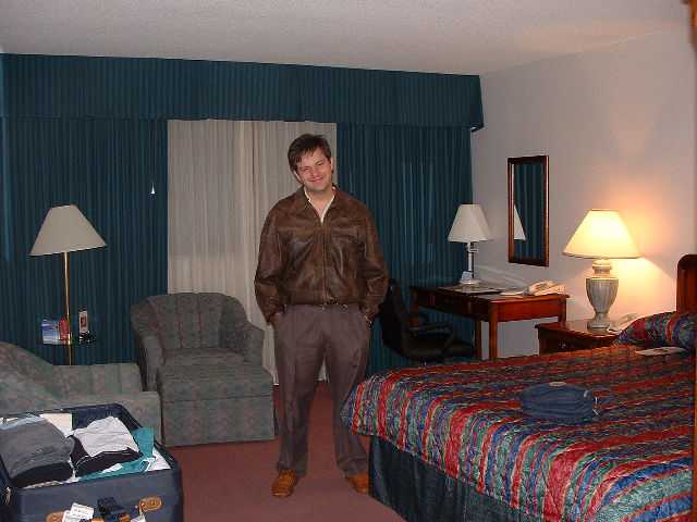 Die Hilton in Cincinatti, hier is ek net moeg