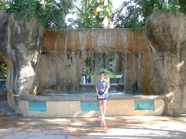Adri voor 'n waterval